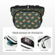 thumbnail image 5 of Disketp Hot Dog 6 Riñonera de Doble Capa, Bolsa de Cintura Ajustable para Viajes, Correr y Senderismo, Riñonera Ligera para Hombre y Mujer, 5 of 9