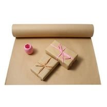 Ayprnig Wrapping Paper Roll Gift Wrap Christmas Wrapping Paper Rolls Solid Color Wrapping Paper For Christmas,Gift Wrapping, Wall Art, Table Runner, Floor Covering 17"×400" Brown