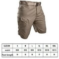 thumbnail image 4 of Wehilion Men's Extreme Motion Crossroad Cargo Short Classic Fit Elastic Waist Cargo Shorts Bottoms Summer Short Pants, 4 of 4