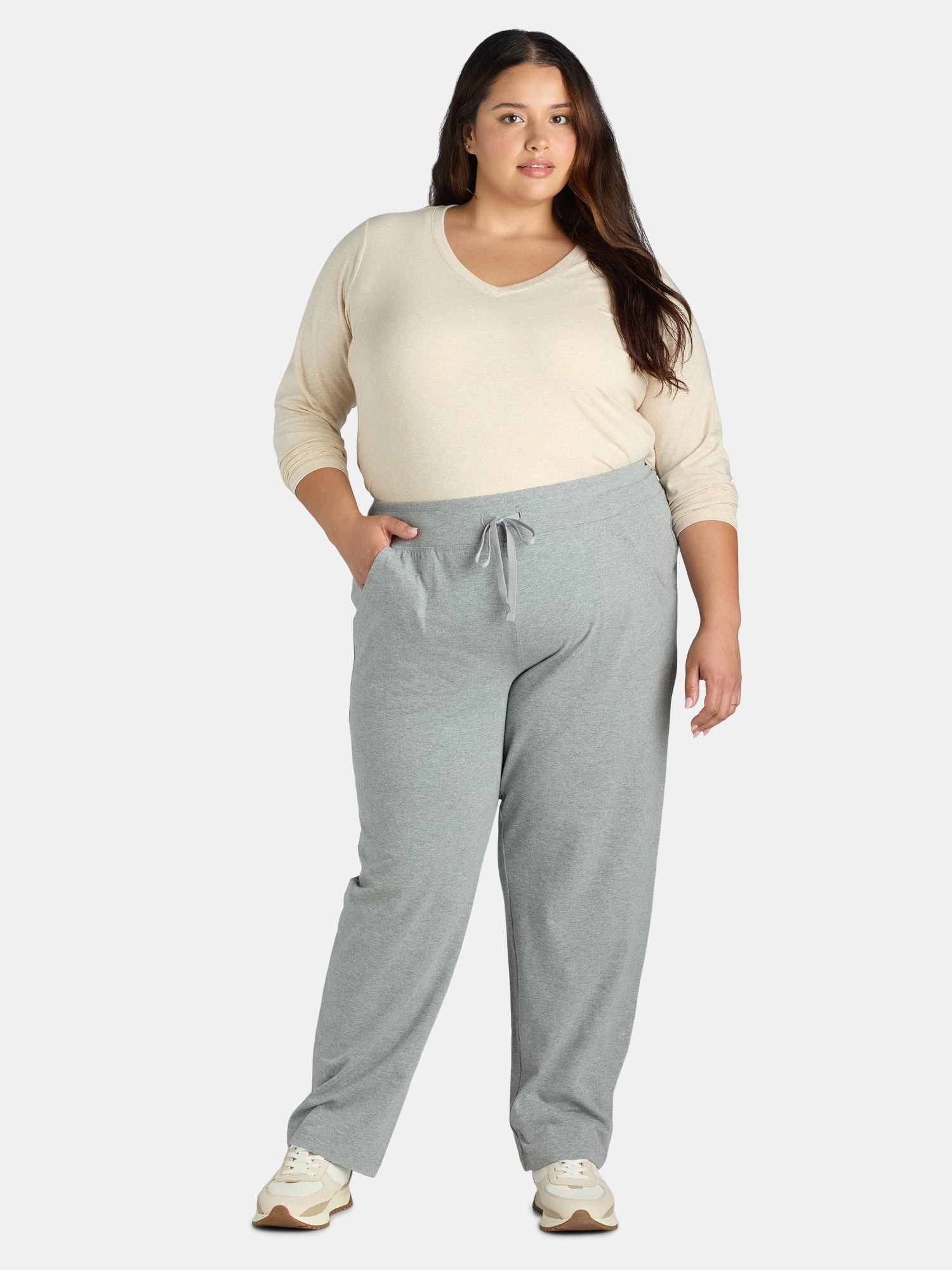 Athletic Works Women's and Women's Plus Knit Pants, Sizes XS-4X