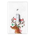 thumbnail image 1 of WIRESTER 1-Gang Toggle Wall Plate/Switch Plate Cover, Christmas Design Pattern Snowflake Reindeer Merry Xmas, 1 of 6