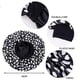 thumbnail image 2 of Double Layer Cap for Women, Cap, One Size (Red Flower), Fashion Accessory, 2 of 3