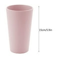 thumbnail image 3 of Mouthwash Cup under $5! Yannianjz 600ml Wheat Straw Cup, Mouthwash Cup for Bathroom, Household Brushing Cup, Large Capacity Milk Cup, Eco-Friendly Drinking Tumbler, 3 of 9