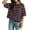 Black, variant on Womens Oversized Striped T-Shirts Summer Casual Color Block Short Sleeve Tops Drop Shoulder Boxy Tees Black L