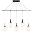 thumbnail image 3 of Woodbridge Lighting 19229WNZLE-C00811 Linear Pendant, Opal - LED, Walnut/Bronze, 3 of 4