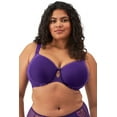 thumbnail image 2 of Women's Elomi Best EL4383 Charley Underwire Spacer T-Shirt Bra (Aubergine 36H), 2 of 22