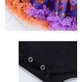 thumbnail image 5 of StylesILove Infant Baby Girl Halloween Short Sleeve Cotton Romper Tutu Party Dress and Headband 2 pcs Outfit Set (S/0-3 Months, Purple Pumpkin Skirt), 5 of 6