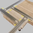 thumbnail image 4 of Woodworking Router Guide Rail Bracket Set, Type E - Metal Adjustable 400mm Fence with Scale Guide Rails, Sliders, Gaskets, Screws & Wrench for Precise Trimming, Grooving, Inlay & DIY Woodworking, 4 of 6