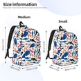 thumbnail image 3 of Yiaed Cute Sea Animals Print Backpack, Premium Laptop Backpack, Travel Backpack for Women, Lightweight Backpacks, Comfortable Back Pack-Small, 3 of 7