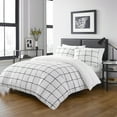 thumbnail image 5 of City Scene Zander White Comforter Set, King, 5 of 11