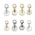 thumbnail image 4 of kurtrusly 10pcs/set Sturdy And Durable Keychains Lobster Clasps Swivel Hooks And Variety Swimming black 1Set, 4 of 6
