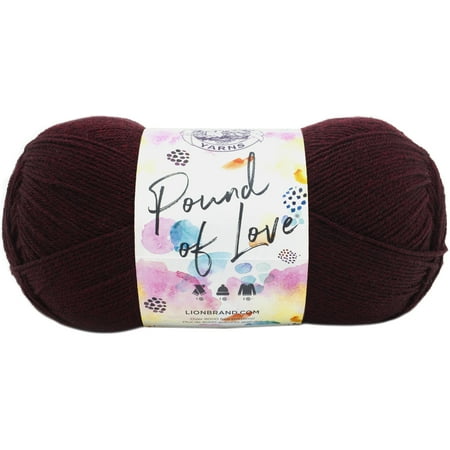 UPC: 0023032551432 | Lion Brand Pound Of Love Baby Yarn-Claret