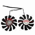thumbnail image 2 of HA8010H12F-Z 75MM 2Pin GTX1050Ti GPU Cooler DUAL Fan for Geforce GTX 1050Ti GTX-1050-Ti-4GT-OC(2Pcs), 2 of 6