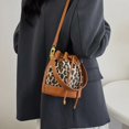 thumbnail image 3 of Bolso La Cuerpo Cruzado Hombro para Mujeres Leopardo Cuero PU Correa Ajustable Viajar Por, 3 of 9