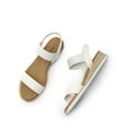 thumbnail image 3 of Burudani Women's Comfort Ankle Strap Shoes Espadrilles Wedge Sandals, 3 of 6