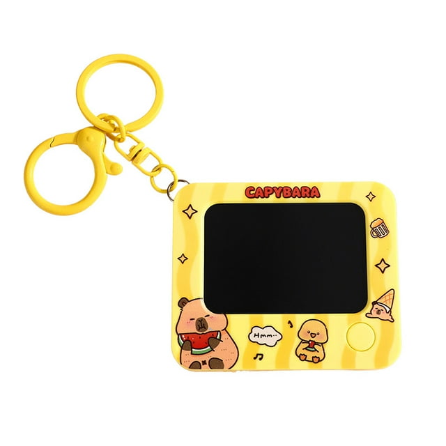 Tableta de dibujo Keychain Capybara con pantalla LCD para niños