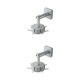 thumbnail image 4 of Injueey Gancho de pesaje de gran tamaño portátil giratorio de 360 ° sin perforaciones, utensilios de cocina, pegatinas impermeables gris 2Conjunto, 4 of 6