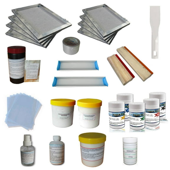 Screen Printing Simple Materials Kit Ink Silk Screen Printing Accesories Tools