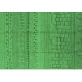 thumbnail image 1 of Ahgly Company Indoor Rectangle Solid Emerald Green Modern Area Rugs, 2' x 3', 1 of 4