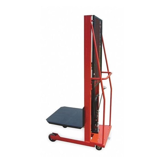 Manual Platform Lift Truck, Manual, 1,000 lb Load Capacity, Foot Pump Lift Control 2MPT2