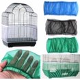 thumbnail image 3 of Plain White, M Size 25 Circumference 116-150cm-Vented Nylon Birdcage Net Dustproof Cover Collect Seeds, 3 of 5
