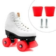thumbnail image 3 of stanreset 2x Inline Skates Roller Brakes Block Non-Slip Safety Stopper Red, 3 of 9