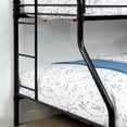 thumbnail image 5 of Furniture of America Wade Transitional Metal Bunk Bed, Twin/Full, Black, 5 of 8