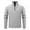 Light Gray, variant on Men's Quarter Zip Sweater Long Sleeve Ribbed Knit Pullover Slim Fit Casual Top