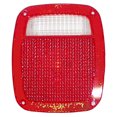 thumbnail image 1 of Crown Automotive Tail Light Lens J8129642 Red Lens; Rectangular; Single, 1 of 3