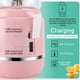 thumbnail image 3 of Mini Exprimidor Eléctrico USB Licuadora Portátil de Frutas Verduras 400ml Jugo Batido de Leche Mezclador de Taza, Rosa Methold HA002425-04B, 3 of 6