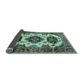 thumbnail image 2 of Ahgly Company Indoor Rectangle Geometric Light Blue Traditional Area Rugs, 3' x 5', 2 of 4