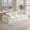 Navy, variant on SITJOY 110" Wide 3 Seater Modular Couch, No Assembly Required Boneless Sofa, Modern Cloud Couch with Removable Washable Covers for Living Room, Soft-to-Touch Chenille in White