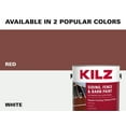 KILZ Siding, Fence, and Barn Paint, Exterior, Red, 1 Gallon