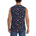 thumbnail image 4 of Haiem Men's Colored Balloons Print Tank Tops Summer Sleeveless Cut Off Workout T-Shirts Fitness Vest Athletic Undershirts-XX-Large, 4 of 8