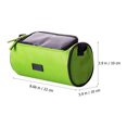 thumbnail image 2 of EeaseMX Bolsa para cilindro de bicicleta, resistente al desgaste, para manillar de bicicleta, con función táctil para teléfono (verde), 2 of 8