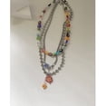 thumbnail image 1 of Collar en capas colorido TUNC Coco Girl Fashion Rave Outfit con cuentas flor colgante Sencillez, 1 of 5
