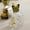 TYPE7, variant on Efavormart 50 Pack | Clear / Gold Square Mini Plastic Dessert Party Favor Boxes, Cupcake Muffin Food Containers - 4"X4"X2.5"