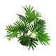 thumbnail image 1 of Planta artificial de 3 ramas, Asplenium septentrionale verde, decoración floral de hojas, 1 of 8