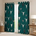 thumbnail image 2 of Feelyou Tribal Sheep Skeleton Blackout Curtains Set of 2 (52x84 Each) for Teen, Cactus Plant Botanical Window Curtains, Wsetern Cowboy Cowgirl Curtains and Drapes, Blackout Curtains Home Decor, 2 of 6