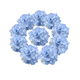 thumbnail image 1 of Cabezas Flores Hortensia Artificial Boda Fiesta Decora 12pzs Xtellar azul, 1 of 3