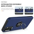thumbnail image 3 of for Samsung Galaxy A05S Case, 360° Rotatable Ring Holder Kickstand Dual Layer Military-Grade Drop Tested Protection Support Car Holder Mount Magnetic Absorbing Bumper Phone Case, Blue, 3 of 7
