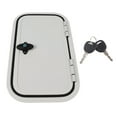 thumbnail image 2 of Trailer Compartment Door, Waterproof H500 W300mm RV Baggage Storage Door 180 Degree Opening Aluminum Alloy  for Motor Home, 2 of 7