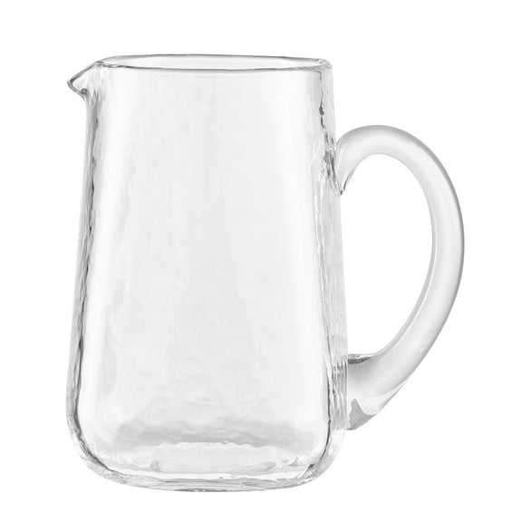 Better Homes & Garden Square Hammered Glass Pitcher Clear