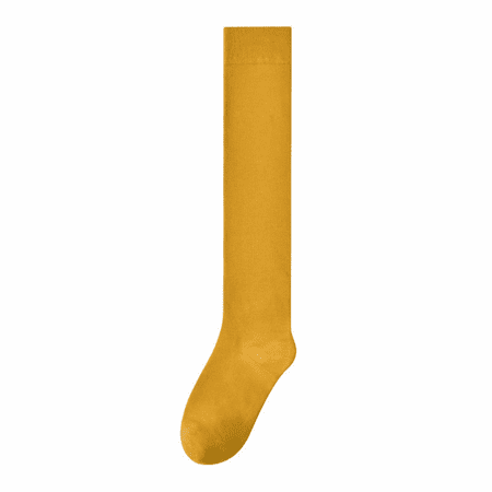 

Chalier Thigh High Socks for Women Casual Over the Knee High Socks Stockings for Anniversaries or Holidays Gift Yellow