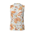 thumbnail image 6 of Lsque Retro Floral Butterfly Print Men's Cotton Blend Sleeveless Muscle Shirts (S-3XL)- Moisture Wicking, Odor Protection, UPF 30+,X-Large, 6 of 8