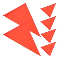 6Pcs Bike Safety Flag High Visibility Bike Caution Flag Bike Bicycle Reflective Safety Flag