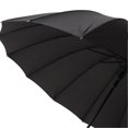thumbnail image 4 of Grand parapluie automatique à 16 baleines, étanche, avec housse, longue poignée droite, robuste, pour homme et femme, extérieur, noir, 4 of 4