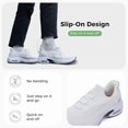 thumbnail image 5 of JOYFON Walking Shoes Women Arch Support Sneakers Plantar Fasciitis Orthotic Tennis Sneakers Running Gym Shoes US Size 6-11, 5 of 6