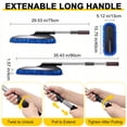thumbnail image 2 of GARITIN Car Duster, Microfiber Car Cleaning Brush with Extendable Handle, Scratch-Free for SUV Truck RV Roof Windshield, Wet/Dry Washable Head, Blue, 2 of 7