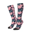 thumbnail image 2 of Daiia Sports Socks Rose Flowers Printed Novelty Crew Socks for Men Women Knee High Socks Cotton Socks Soft & Breathable Support Unisex Socks, 2 of 9
